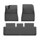 Model Y 3 Pcs TPE Full Surround Foot Mats | Waterproof & Anti-fouling Car Floor Mats | High-quality & Eco-friendly materials | Precise customized design